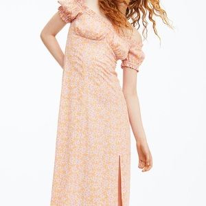 ✨3 for $20✨ H&M Floral Puff Sleeve Maxi Dress